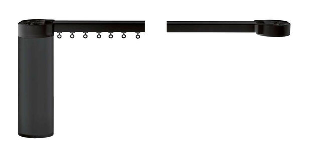 Somfy Glydea 60 - Electrische gordijnrail - zwart