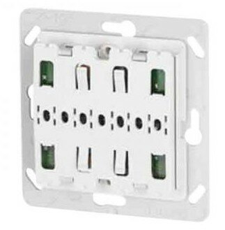 XCOMFORT Pulsdrukker universeel 55 mm systeem 1-voudig zonder ledsignalering