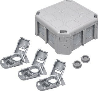 Montagedoos waterdicht 120x120 mm, incl kabel vergrendeling