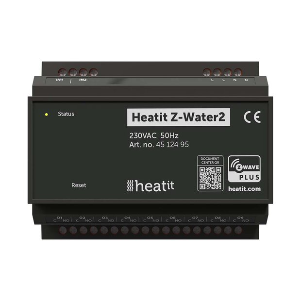 HeatIT, Z-water2, DIN rail module, z-wave