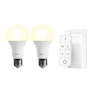 KlikAanKlikUit ALED2-2709R LED Lampen Set met Afstandsbediening (2x E27)