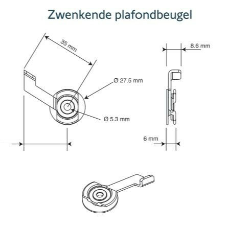 Somfy Glydea 60 - Electrische gordijnrail