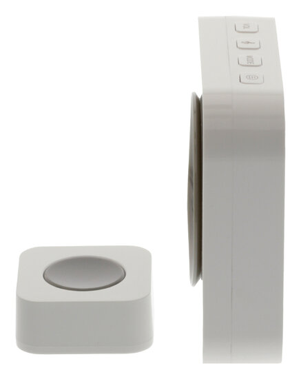 K&ouml;nig draadloze deurbel set - Knop + ontvanger