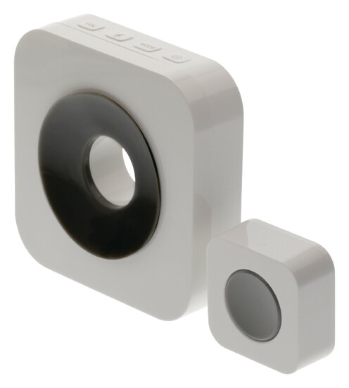 K&ouml;nig draadloze deurbel set - Knop + ontvanger