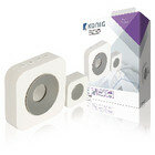 Draadloze Deurbel Set Batterijgevoed 90 dB Wit/Grijs