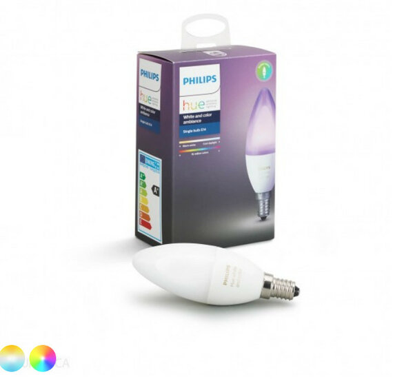 Philips HUE wit en kleur lamp E14