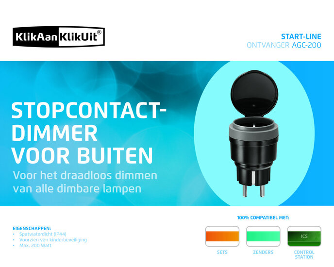klikaanklikuit Schakelaar voor buiten - AGC-200