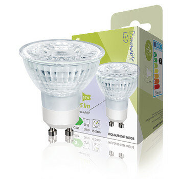 LED-Lamp GU10 Dimbaar PAR16 5 W 345 lm 2700 K - HQLGU10MR16008