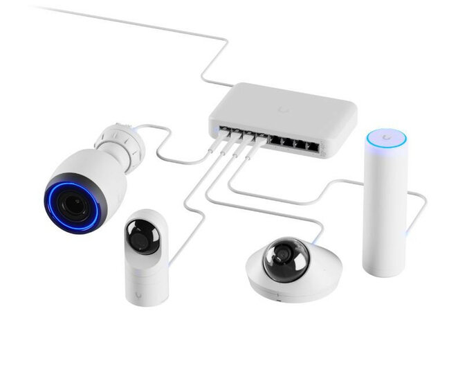 Unifi - 8 poort switch inclusief 4 x PoE+