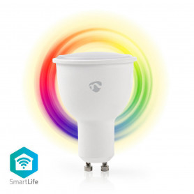 Wi-Fi smart LED-lamp | Full-Colour en Warm-Wit | GU10