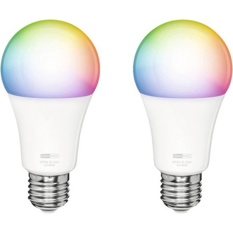 DUOPACK: 2 x ZLED-RGB9 Dimbare E27 LED Lamp - Kleur