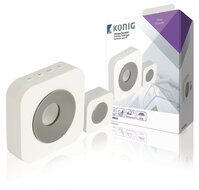 Draadloze Deurbel Set Batterijgevoed 90 dB Wit/Grijs